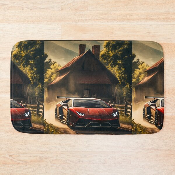 Item preview, Supercar Kicks Up Dust on Countryside Road designed and sold by RevUpDesign.