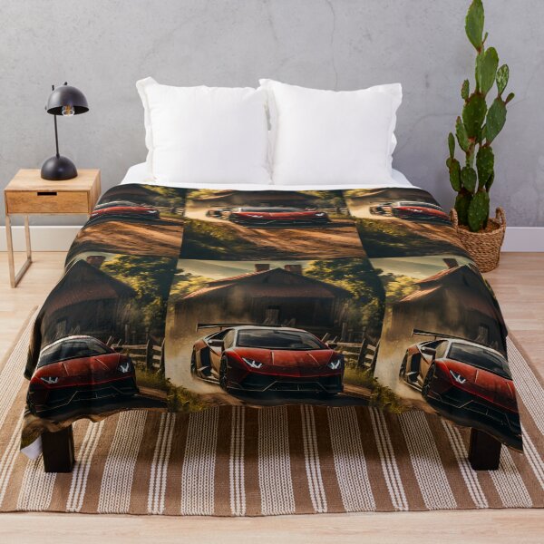 Item preview, Supercar Kicks Up Dust on Countryside Road designed and sold by RevUpDesign.