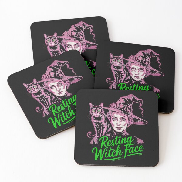 Item preview, Resting Witch Face Halloween Cat Woman Sarcastic Design designed and sold by Amanda's Factory.