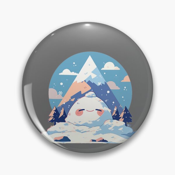 Item preview, Smiling Cartoon Mountain Scene designed and sold by Christian Weiss.