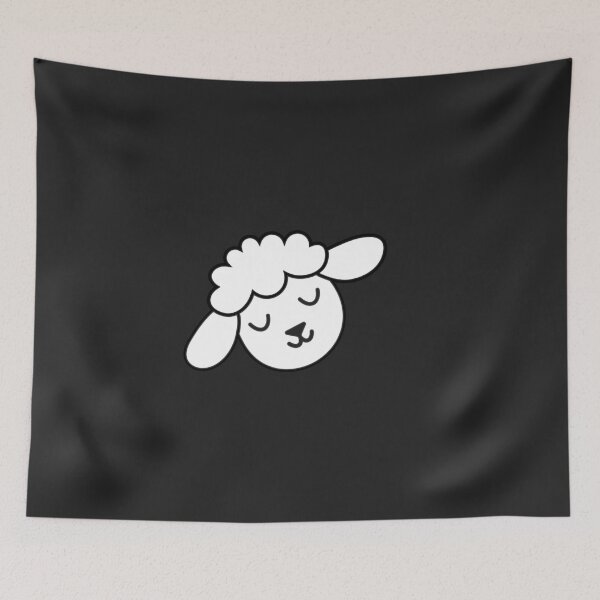 Item preview, Cute Cartoon sleeping Sheep Face  designed and sold by Tanysha54.