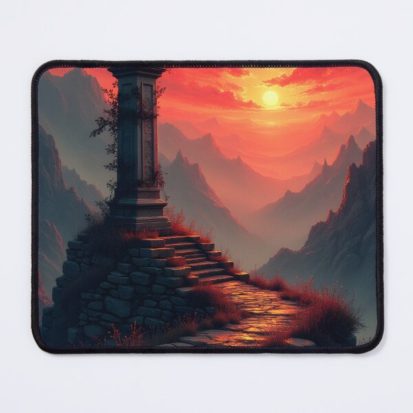 Item preview, The Sentinel of the Crimson Dusk designed and sold by oanaunciuleanu.