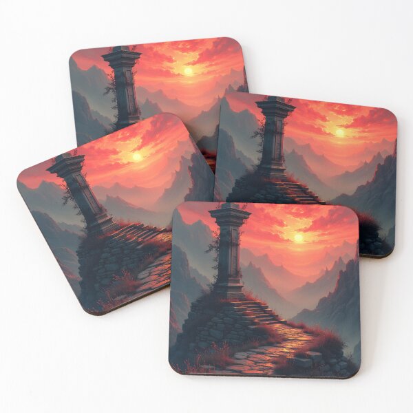 Item preview, The Sentinel of the Crimson Dusk designed and sold by oanaunciuleanu.
