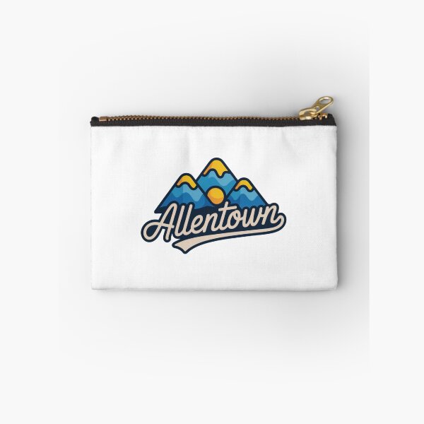 Item preview, Allentown Mountain Sunset Logo – Bold Retro Nature Design with Script Font designed and sold by CircinusStore.