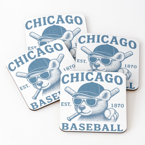 Item preview, Vintage Chicago Baseball, Retro Baseball, Cub bear Fan, Distressed Baseball designed and sold by toongstudio.