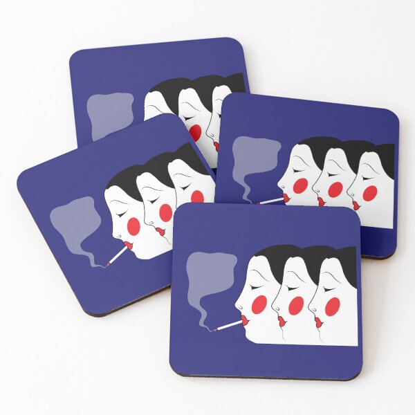 Item preview, Three Geishas and a Cigarette designed and sold by Gumless.