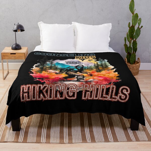 Item preview, School Counselor by Day, Hiker by Passion – Funny Bigfoot Design designed and sold by PeteLawliiet.