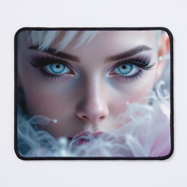 Item preview, Frozen Gaze: Ethereal Beauty in Ice Bloom designed and sold by BrokenBunnie.