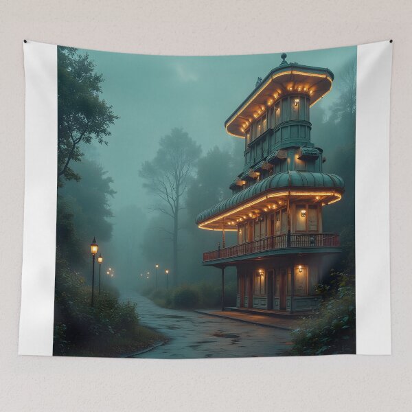 Item preview, Enchanted Lantern Tower designed and sold by oanaunciuleanu.