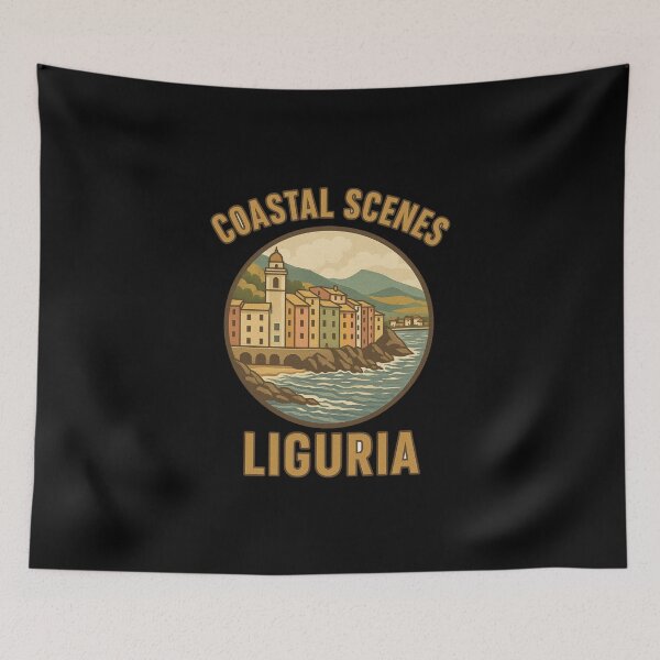Item preview, Liguria Italia Coastal Scenes designed and sold by Guess4best.