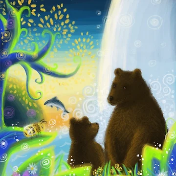 Artwork thumbnail, Protection by Des fleurs et des étoiles