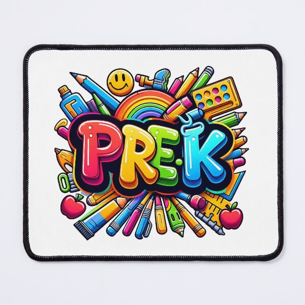 Item preview, Colorful PRE-K Cartoon School Design designed and sold by CleanDecor.