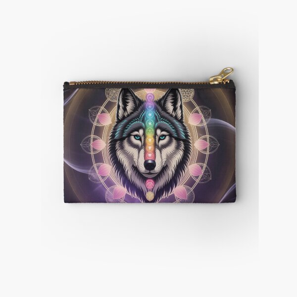 Item preview, Lifestyle Hub: Sacred Wolf Mandala Art With Geometric Patterns designed and sold by M&M Lifestyle Hub.