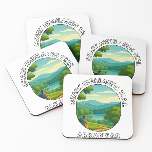 Item preview, Ozark Highlands Trail Arkansas Hiking Poster – Scenic Nature Travel Art designed and sold by inkNext.