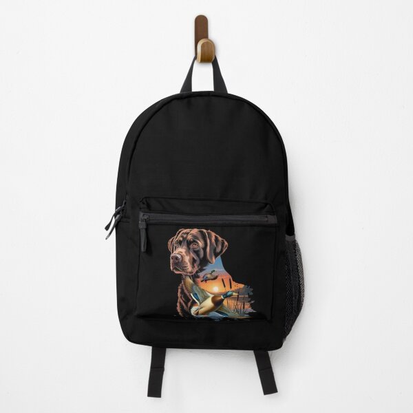 Item preview, Chocolate Labrador and Ducks with Sunrise designed and sold by LifeCrush.