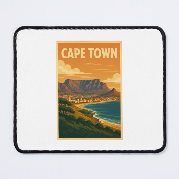 Item preview, Cape Town, South Africa Retro Poster designed and sold by JBWphotos.