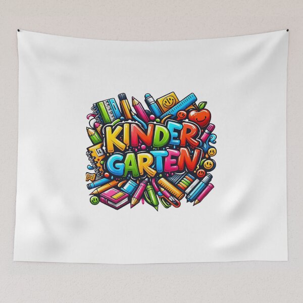 Item preview, Kindergarten cartoon back to school cute design designed and sold by CleanDecor.