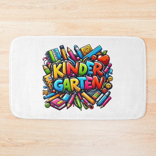 Item preview, Kindergarten cartoon back to school cute design designed and sold by CleanDecor.