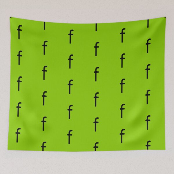 Item preview, F Y2K Minimal Lowercase Letter Typography Design designed and sold by uncoXab.