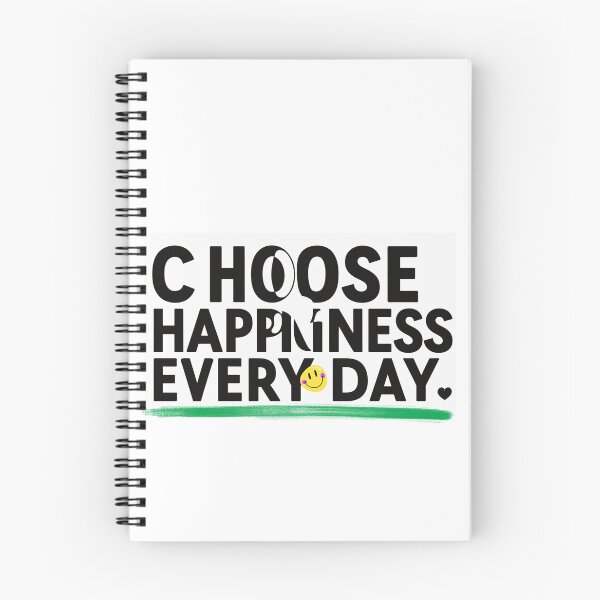 Item preview, Choisis le bonheur chaque jour – Citation positive. Choose Happiness Every Day – Positive Quote Design designed and sold by Drawingshirts.