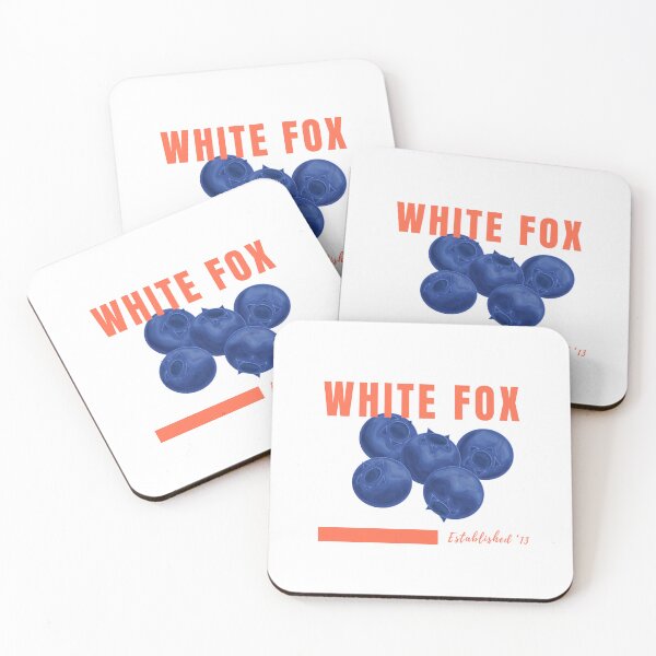 Item preview, Blueberry White Fox Tee designed and sold by InfiniteSticker.