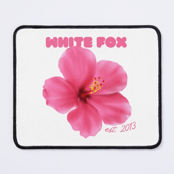 Item preview, Pink Hibiscus White Fox Tee designed and sold by InfiniteSticker.