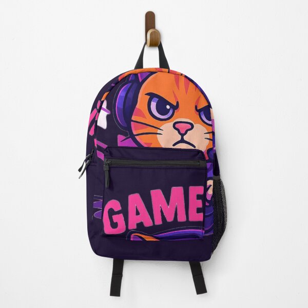 Item preview, Game On! Cat Gamer Mode designed and sold by RetroPawsDesign.