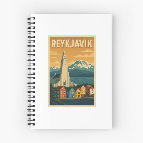 Item preview, Reykjavik, Iceland Retro Poster designed and sold by JBWphotos.