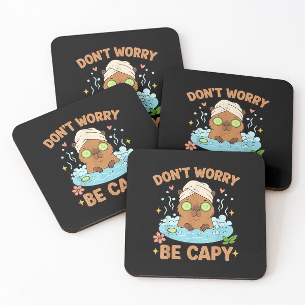 Item preview, Capybara Don't Worry Be Capy Funny Capybara designed and sold by BASKF.