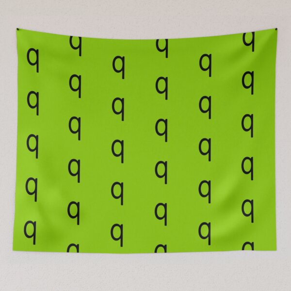Item preview, Q Y2K Minimal Lowercase Letter Typography Design designed and sold by uncoXab.