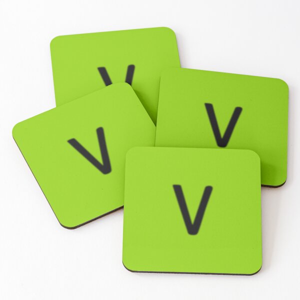 Aperçu de l'œuvre Conception typographique minimaliste en lettres minuscules V Y2K créée et vendue par uncoXab.