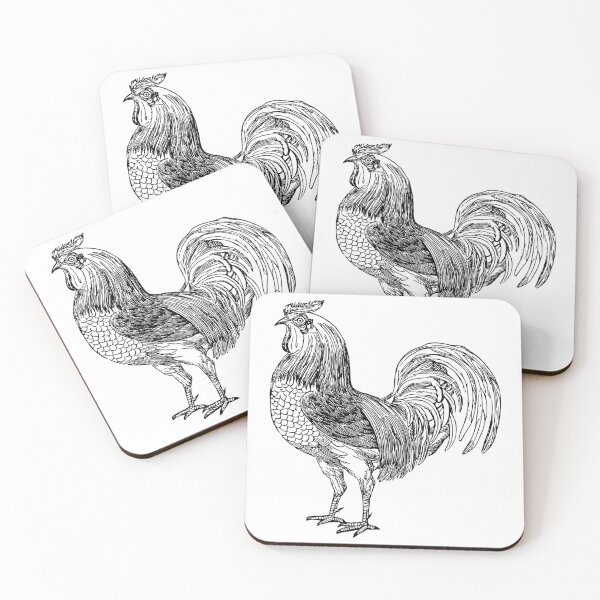Item preview, Minimal Rooster Tee designed and sold by InfiniteSticker.