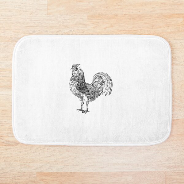 Aperçu de l'œuvre T-shirt minimaliste avec coq créée et vendue par InfiniteSticker.