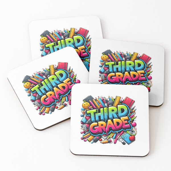 Item preview, Third Grade cute back to school cartoon design designed and sold by CleanDecor.