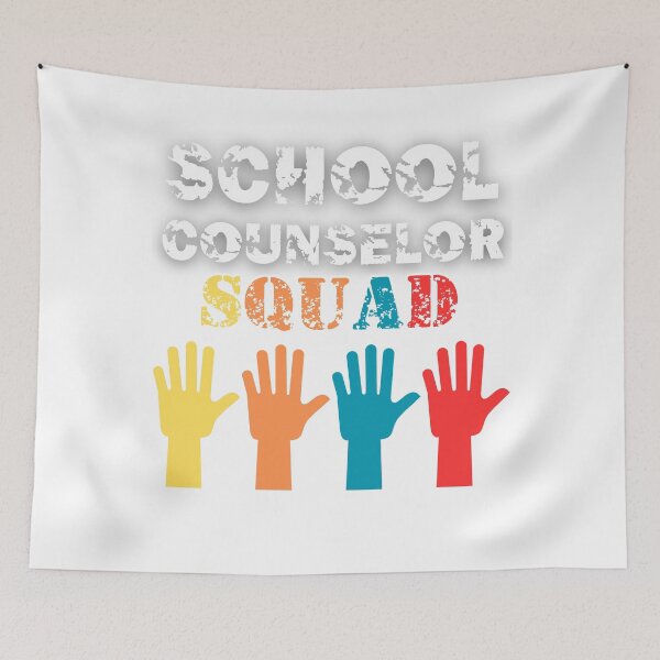 Item preview, Colorful School Counselor Team Design – Support Squad Vibes designed and sold by PeteLawliiet.