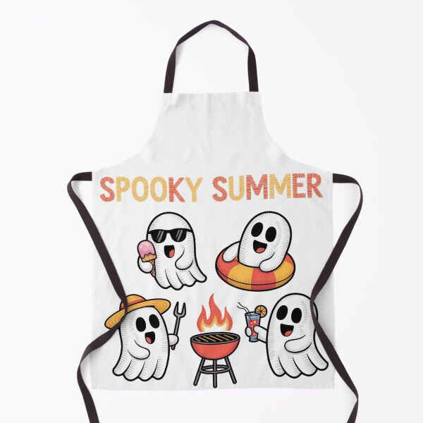 Item preview, pooky Summer Ghosts – Cute Halloween Beach Vibes designed and sold by wendydesigh.