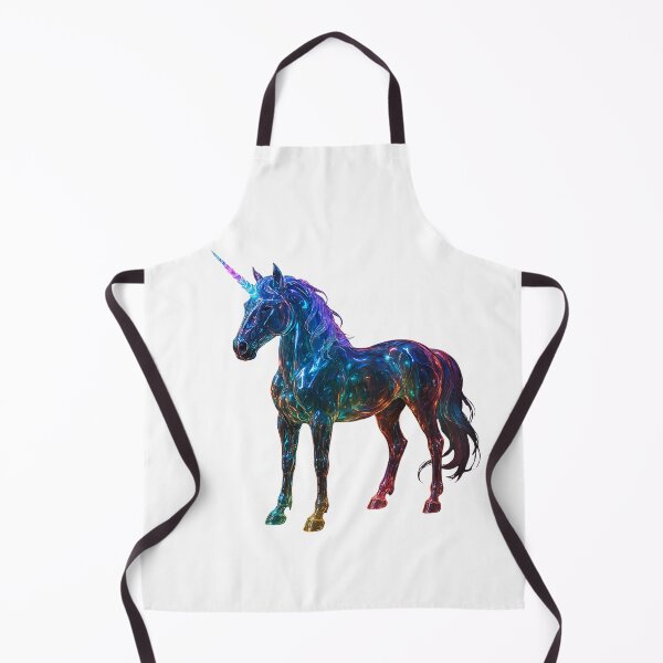 Artikelvorschau, Magisches Regenbogen-Einhorn aus Glas – Fantasy-Kunstdruck für skurrile Dekorationen und Geschenke entworfen und verkauft von GloriousArtSKD.