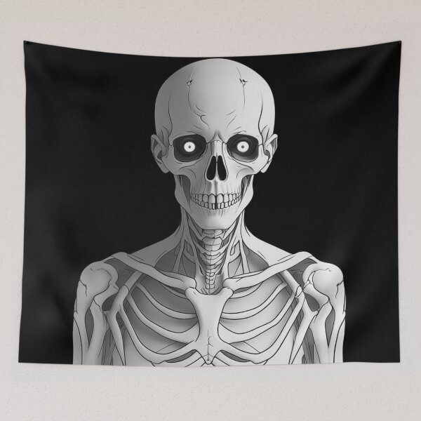 Item preview, Creepy Skeleton Artwork For Horror And Gothic Fans designed and sold by Shoot-The-Moon.