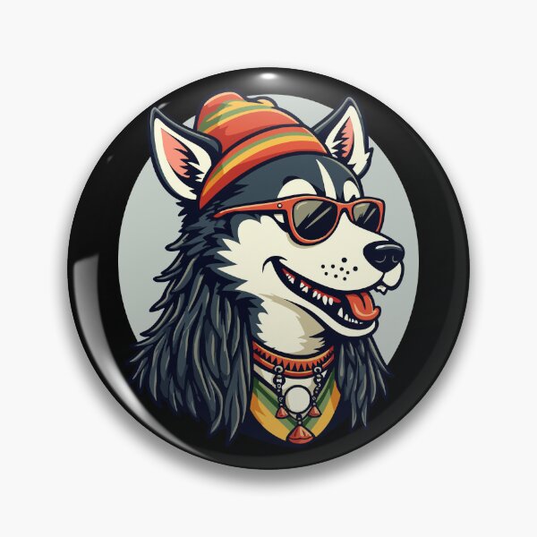 Item preview, Rasta Husky – Chilled style on four paws designed and sold by Hans-Design.