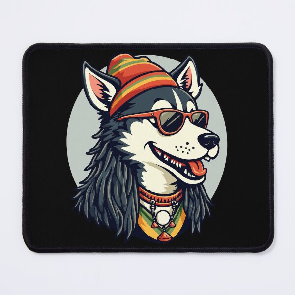Item preview, Rasta Husky – Chilled style on four paws designed and sold by Hans-Design.