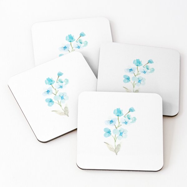 Item preview, Blue Flowers design designed and sold by GoldenPeelCo.