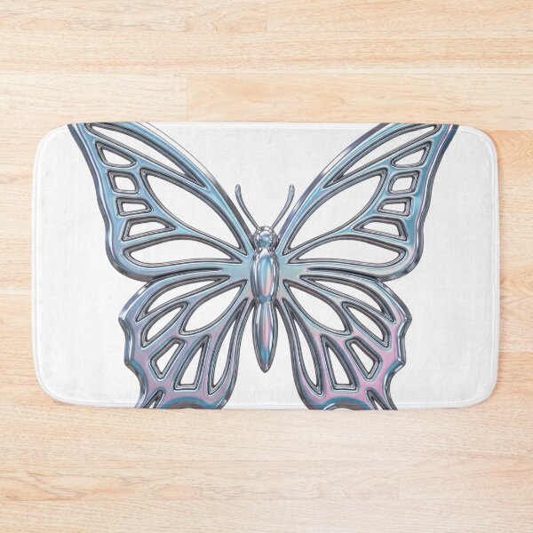 Item preview, Y2K Chrome Butterfly Sticker designed and sold by StickyGuys.