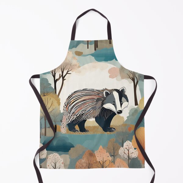Item preview, Boho abstract Badger designed and sold by Boho Art by Rebecca.