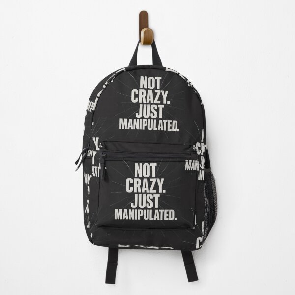 Item preview, Not Crazy Just Manipulated – Gaslighting Awareness Bold Typography Art designed and sold by Quiet Power Co..