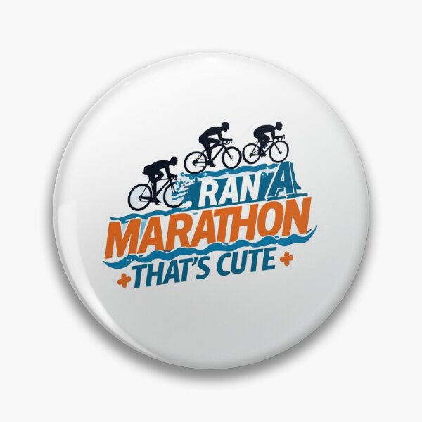 Item preview, You Ran a Marathon? That’s Cute | Funny Triathlon Swim-Bike-Run Design designed and sold by Triathlongram.