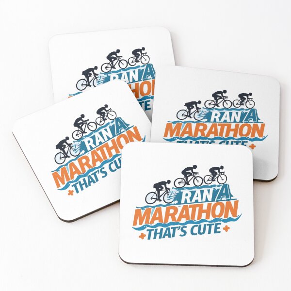 Item preview, You Ran a Marathon? That’s Cute | Funny Triathlon Swim-Bike-Run Design designed and sold by Triathlongram.
