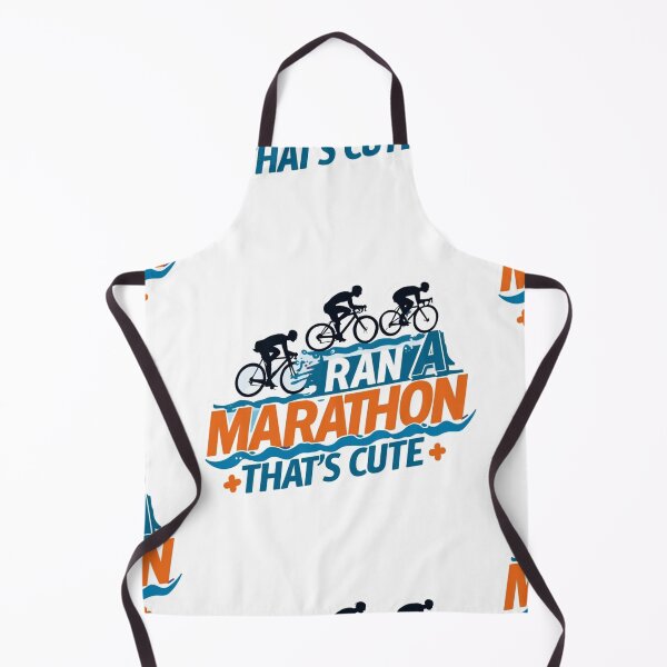 Item preview, You Ran a Marathon? That’s Cute | Funny Triathlon Swim-Bike-Run Design designed and sold by Triathlongram.