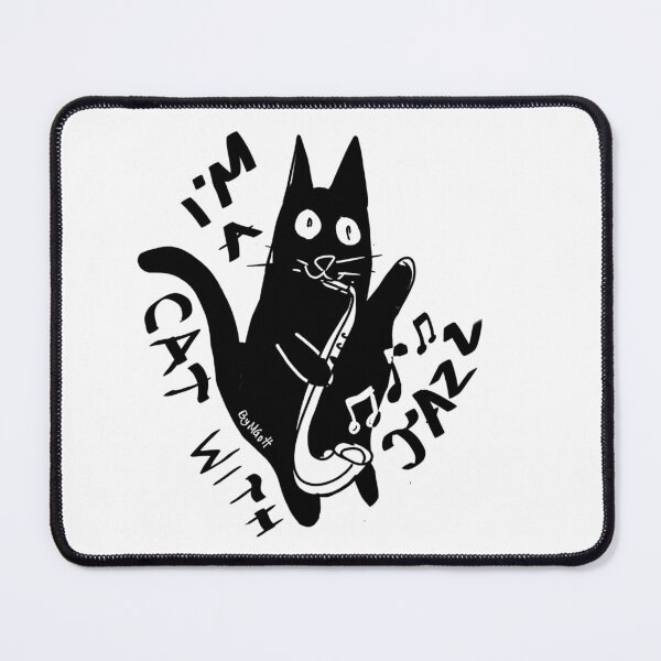 Item preview, Cat and jazz designed and sold by MGott.