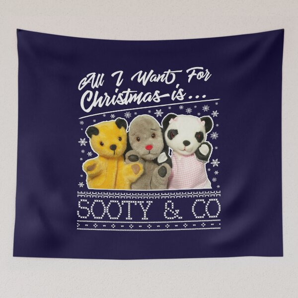 Item preview, Sooty Christmas All I Want For Christmas Is Sooty And Co designed and sold by All-And-Every.