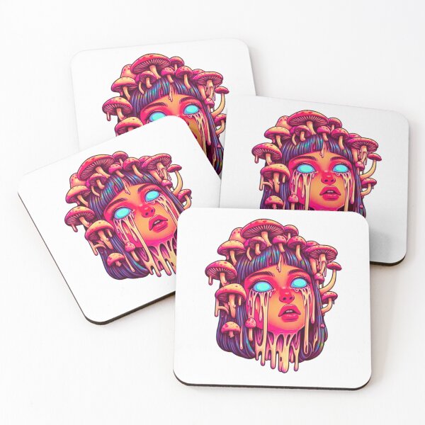 Item preview, Psychedelic Mushroom Queen: A Vision of Enchantment designed and sold by Ronny-Owiso.